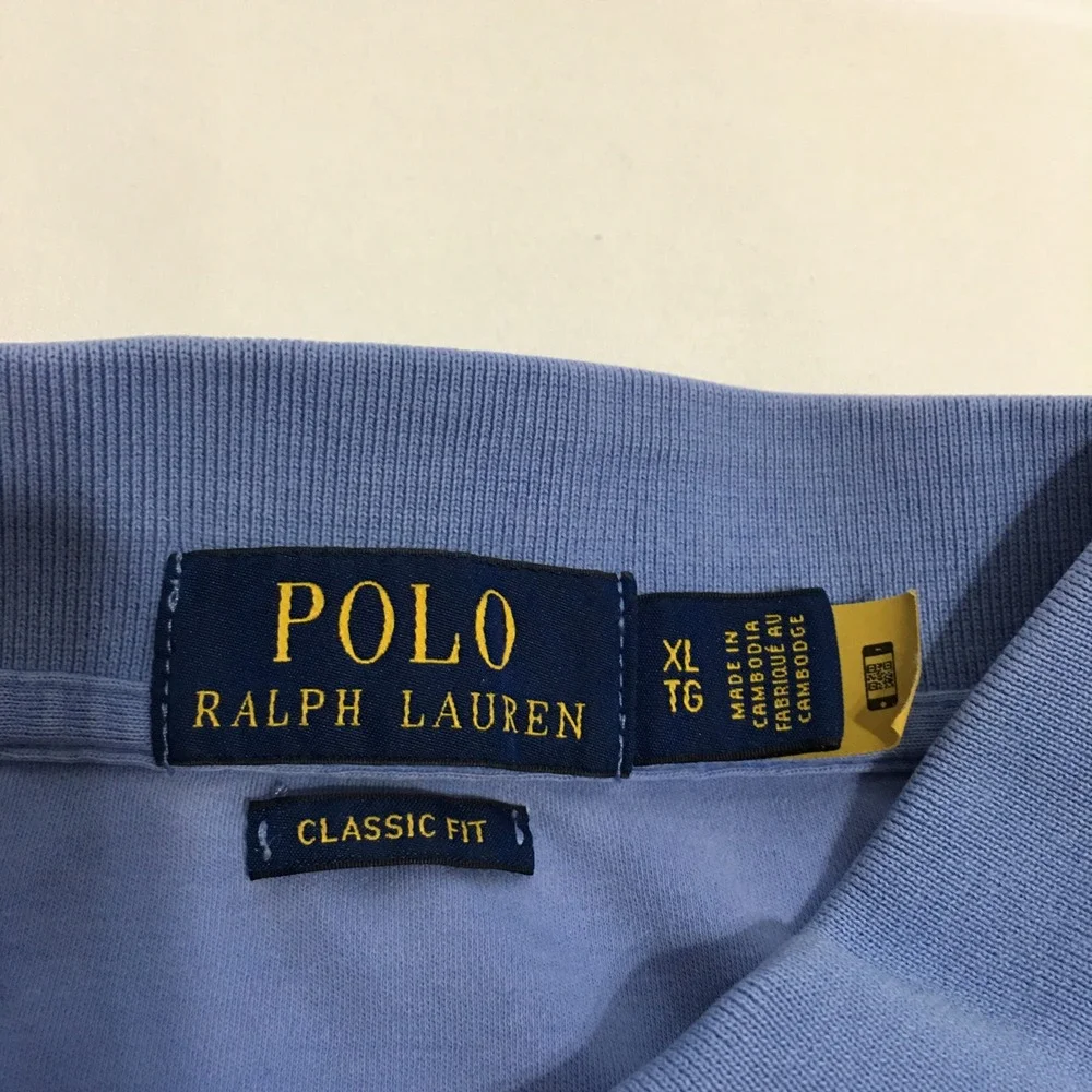 Polo Ralph Lauren Polo Shirt Men XL Blue Classic Fit Preppy